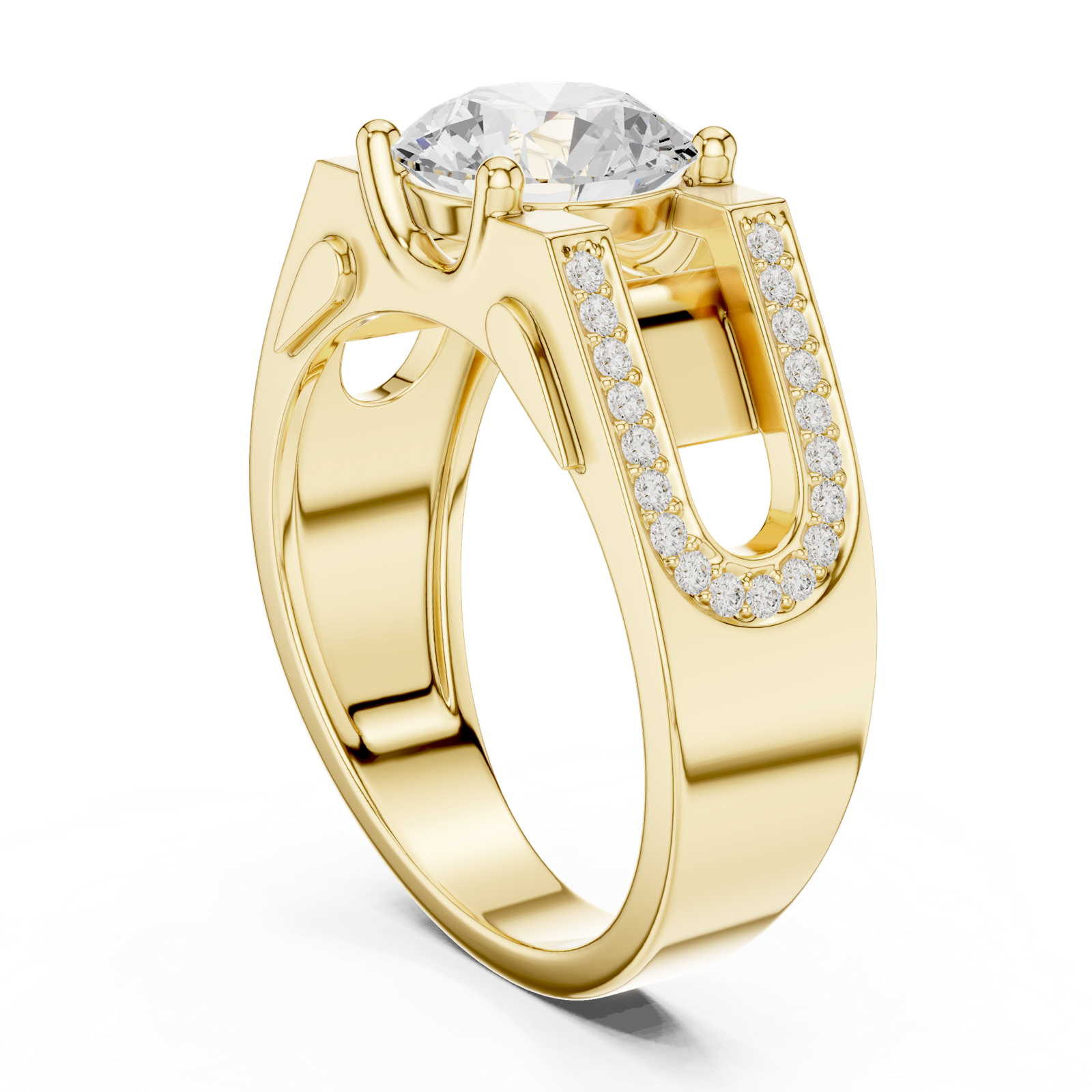 Gold Ring SBMR(45), Yellow Gold, view 1