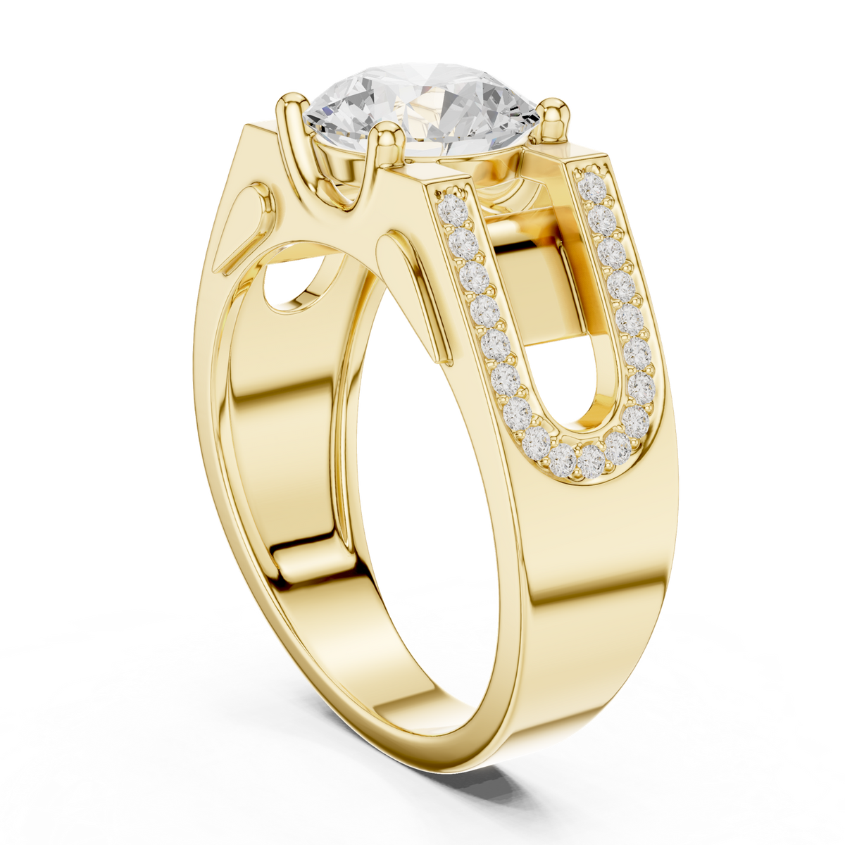 Gold Ring SBMR(45), Yellow Gold, view 1