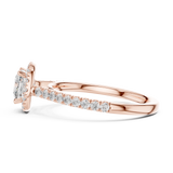 Gold Ring DDLR-917, Rose Gold, view 3