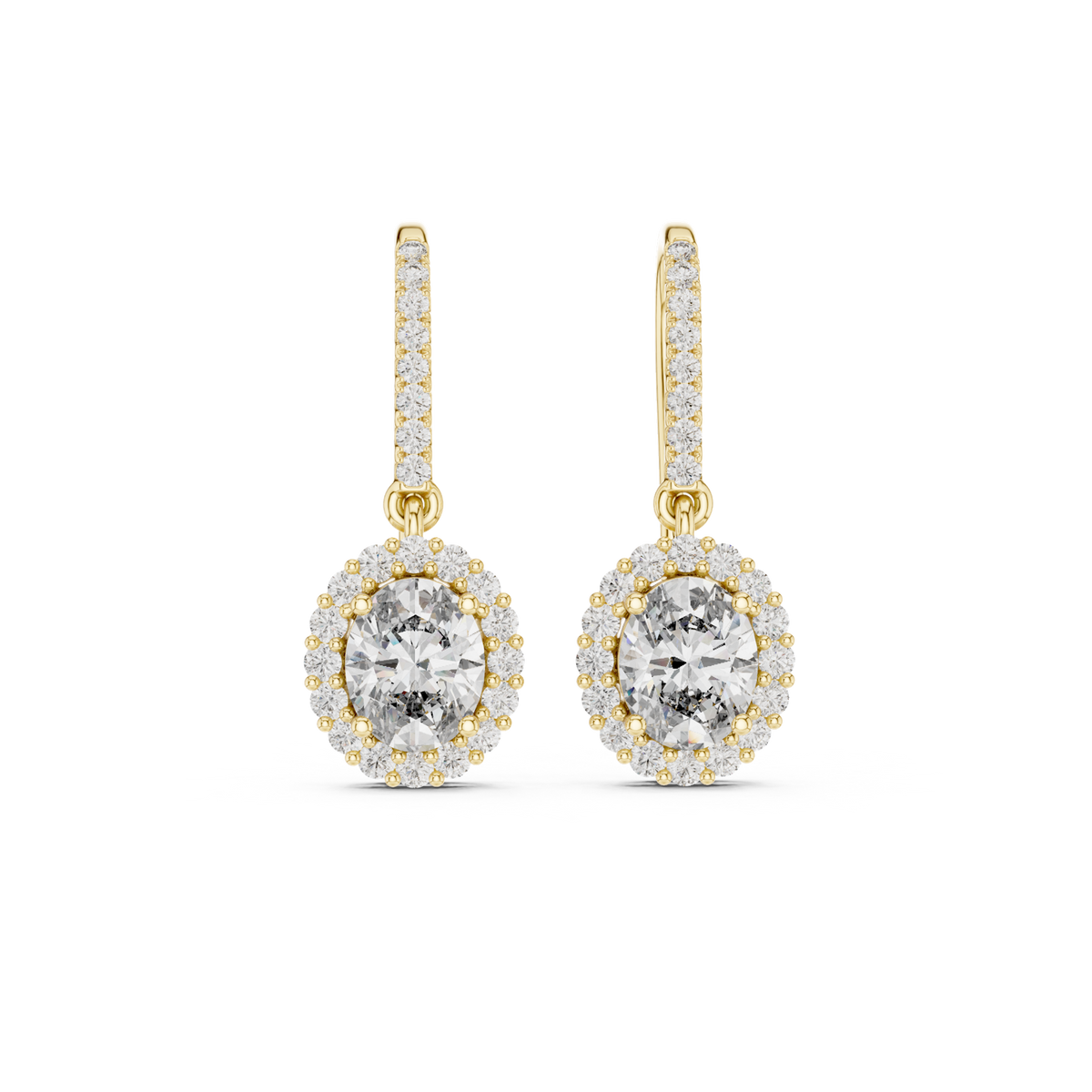 Gold Earrings 3-10010E_155_M, Yellow Gold
