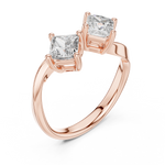 Gold Ring L03-463, Rose Gold, view 2
