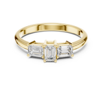 Gold Ring DDLR-480, Yellow Gold, view 4