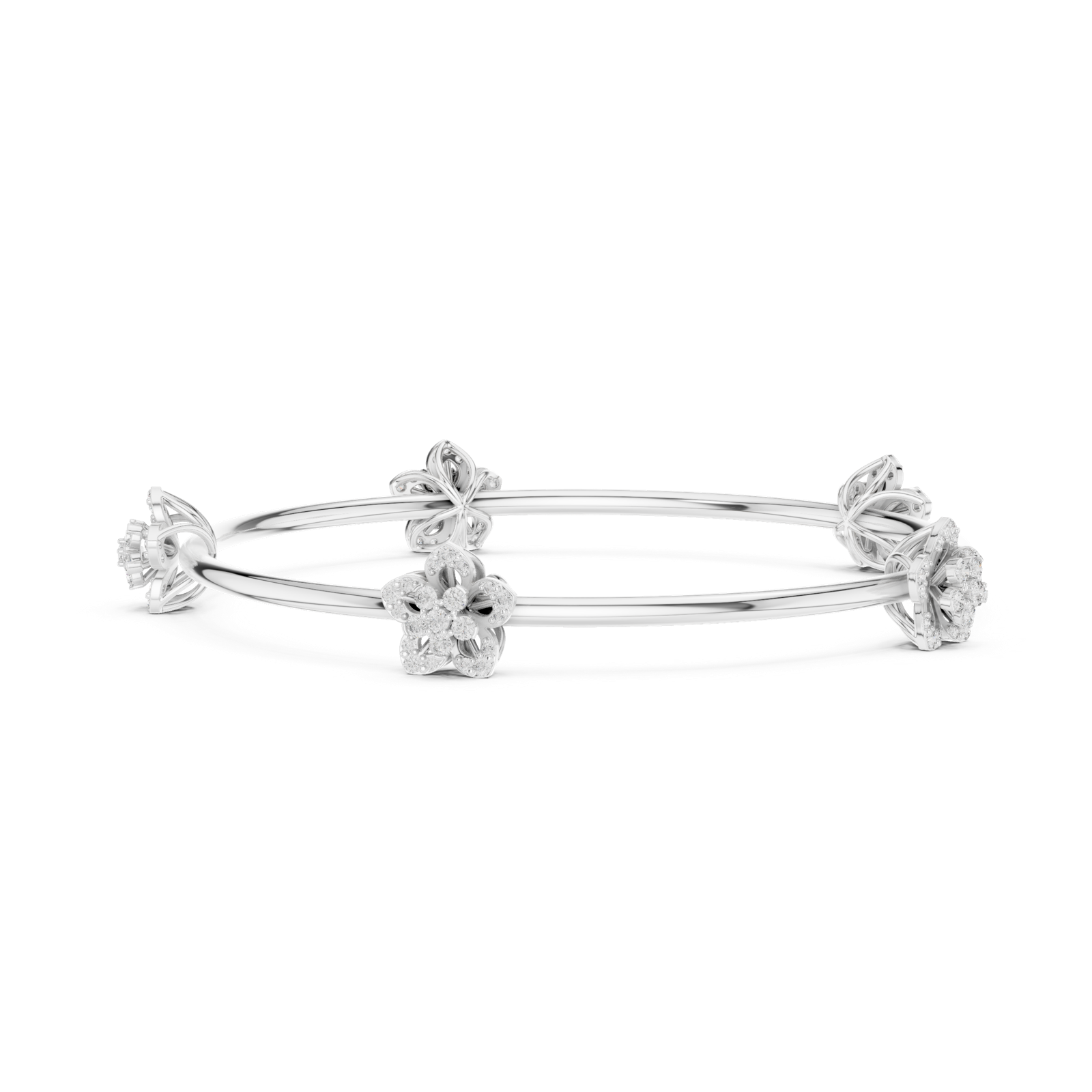 Gold Bracelet 12-10004@LB, White Gold, view 3