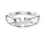 Gold Ring SBMR(24), White Gold, view 4
