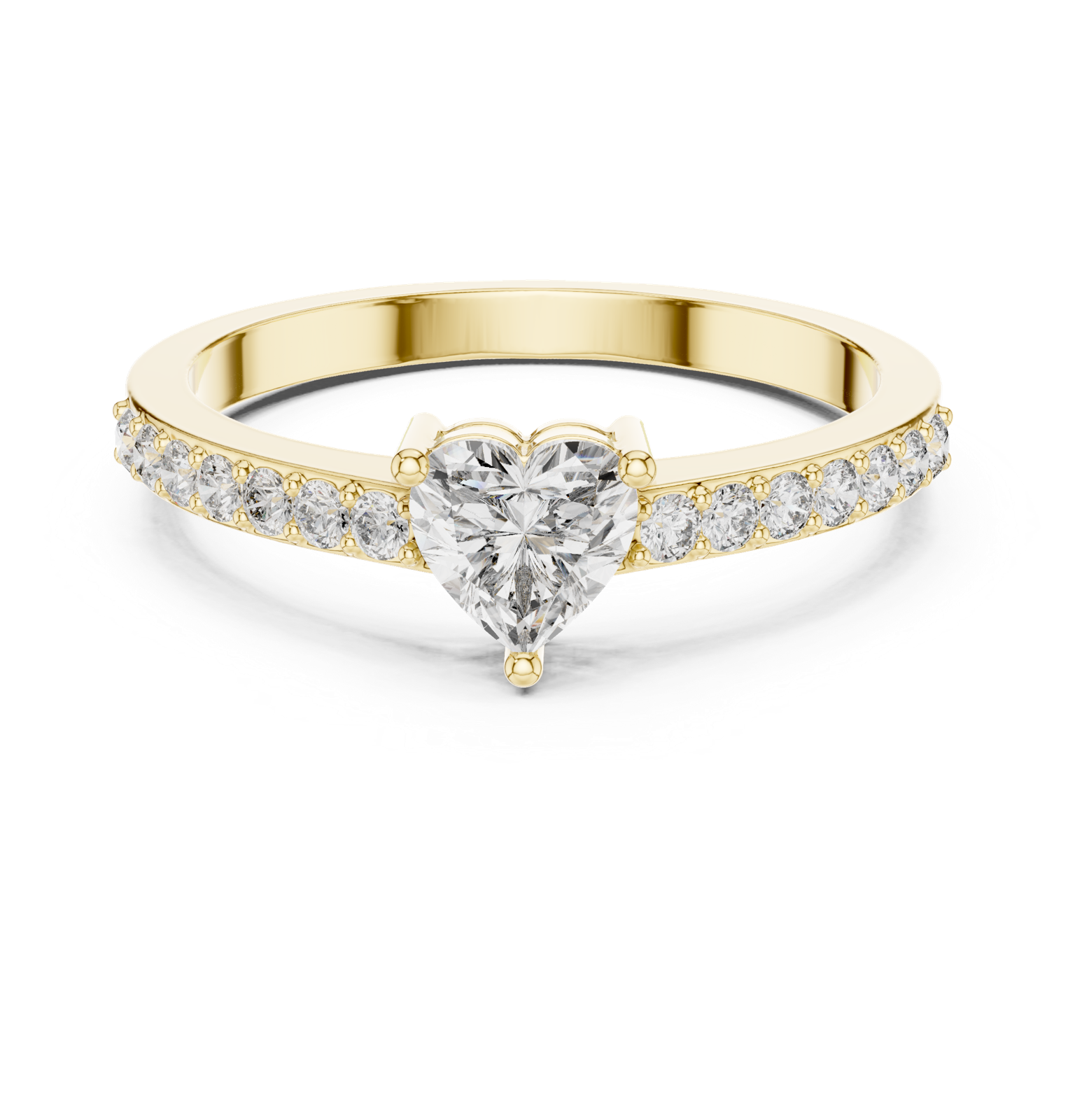 Gold Ring ABR-31, Yellow Gold, view 4