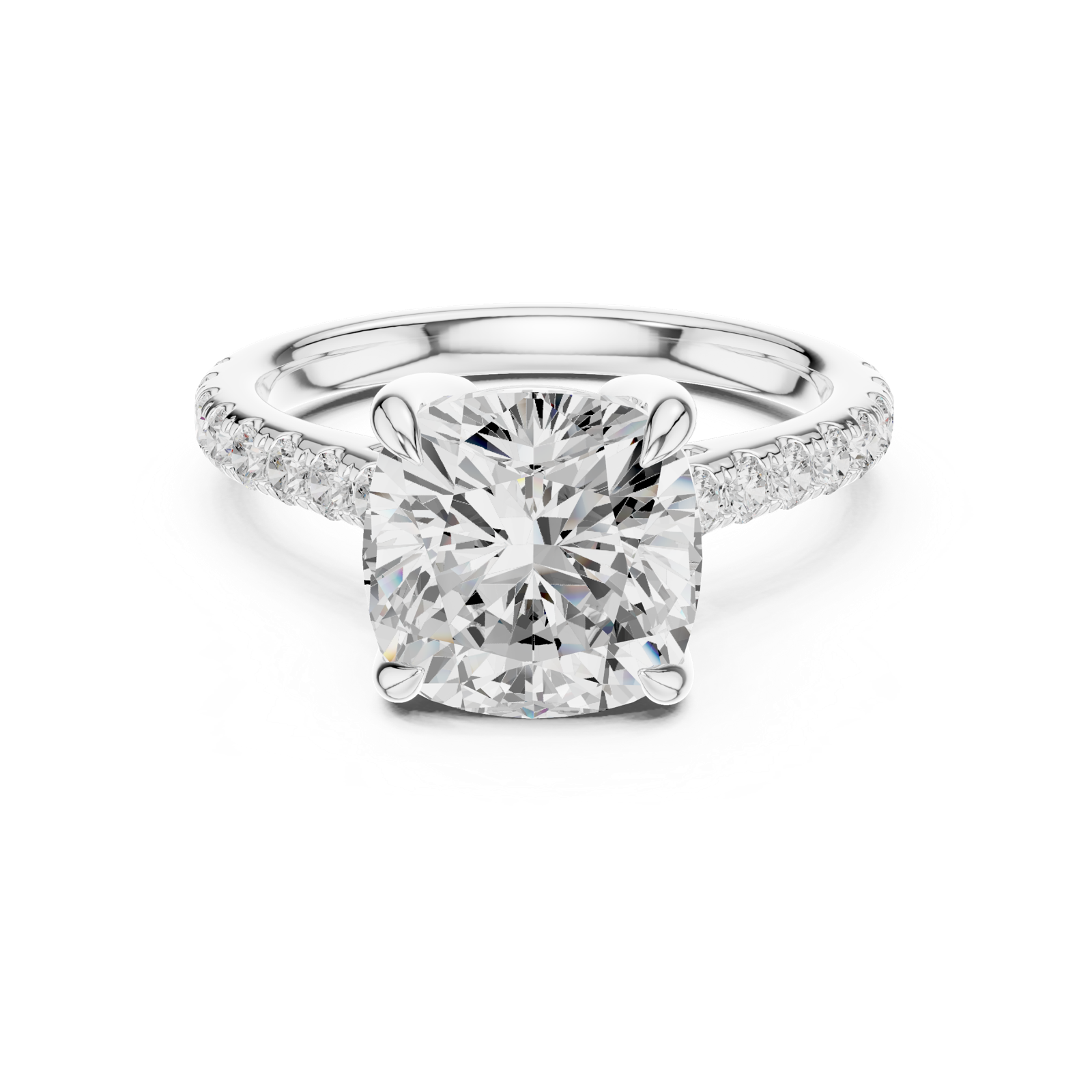 Gold Ring DDLR-1023, White Gold