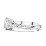 Gold Ring DDLR-267, White Gold, view 3