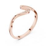 Gold Ring DDLR-721, Rose Gold, view 2