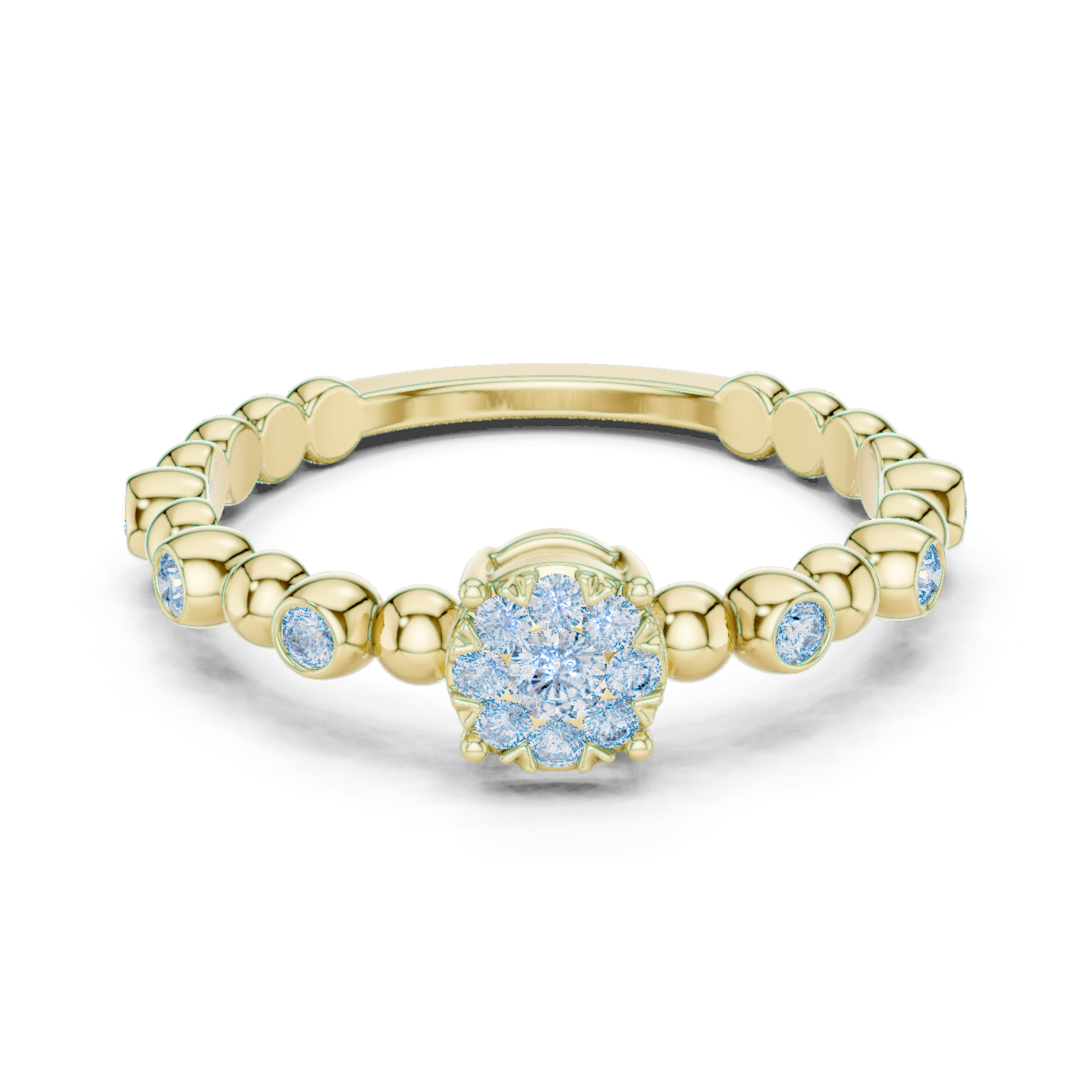 Gold Ring 19-120010L, Yellow Gold