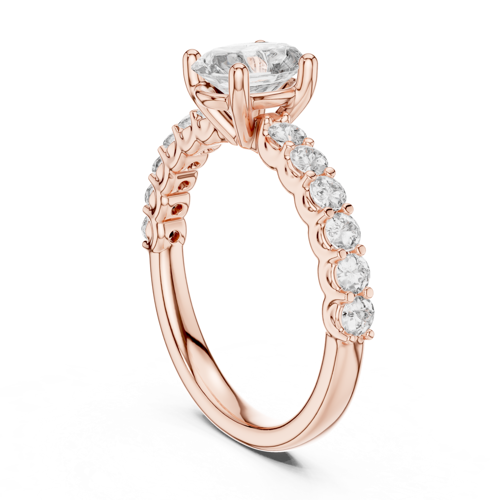 Gold Ring L03-667, Rose Gold