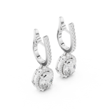 Gold Earrings 3-10009E_137_M, White Gold, view 2