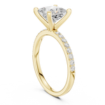 Gold Ring DDLR-890, Yellow Gold, view 1
