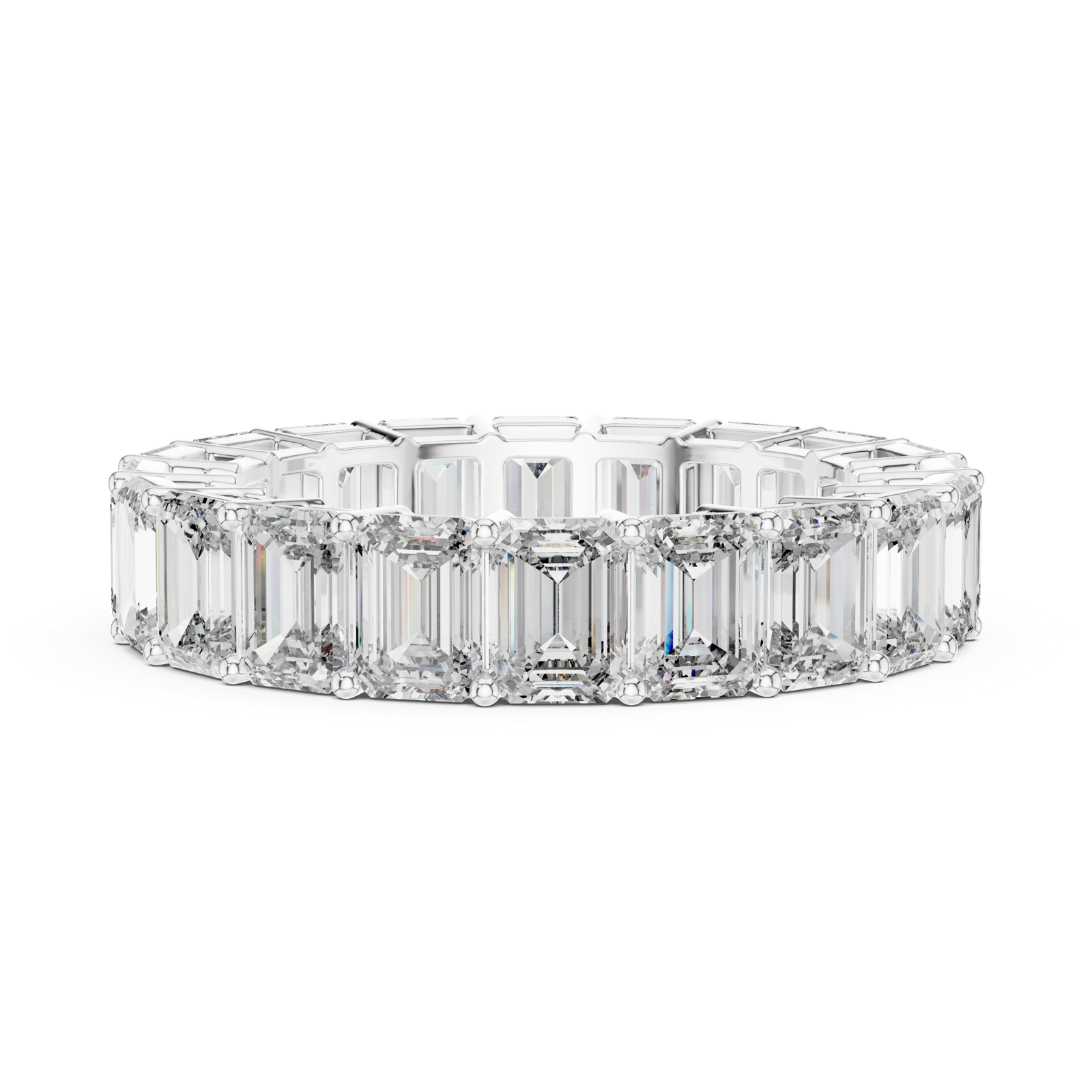 Gold Ring L03-966, White Gold, view 3