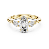 Gold Ring DDLR-726, Yellow Gold, view 4