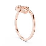 Gold Ring DR-5588, Rose Gold, view 1
