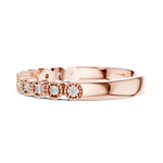 Gold Ring DDLR-770, Rose Gold, view 3