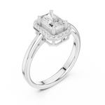 Gold Ring DDLR-472, White Gold, view 2