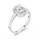 Gold Ring DDLR-472, White Gold, view 2
