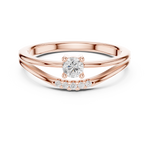 Gold Ring DDLR-830, Rose Gold, view 4
