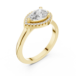 Gold Ring DDLR-346, Yellow Gold, view 2