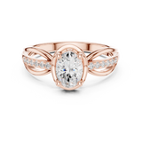 Gold Ring DDLR-523, Rose Gold