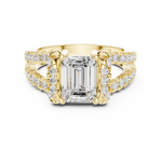 Gold Ring DDLR-409, Yellow Gold, view 4