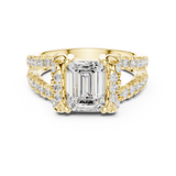Gold Ring DDLR-409, Yellow Gold, view 4