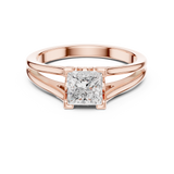 Gold Ring DDLR-892, Rose Gold, view 4