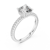 Gold Ring DDLR-177, White Gold, view 2