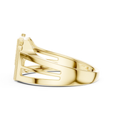 Gold Ring LR-01 (38), Yellow Gold, view 3