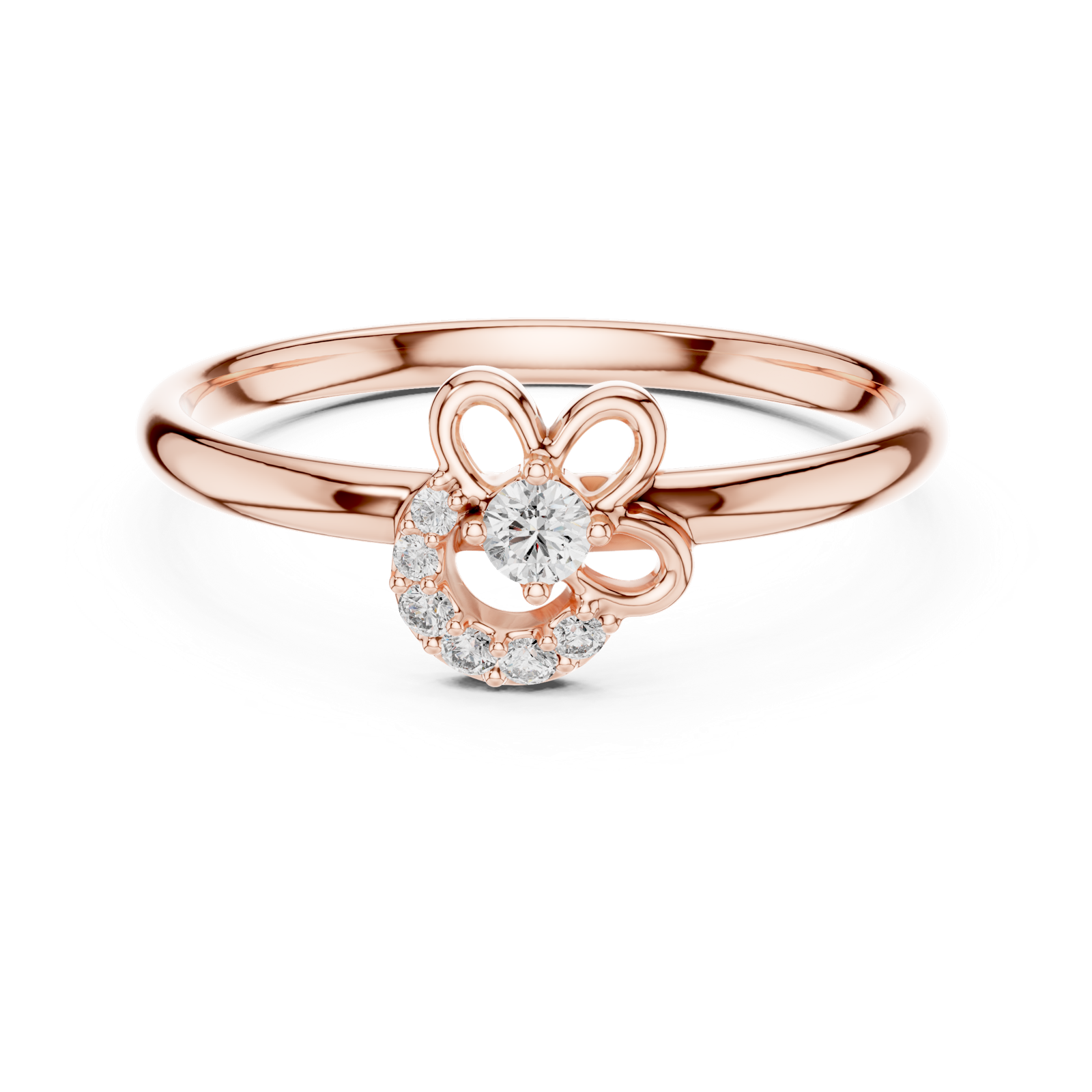 Gold Ring 1 (353), Rose Gold