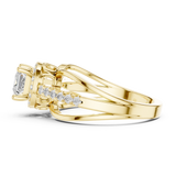 Gold Ring DDLR-486, Yellow Gold, view 3