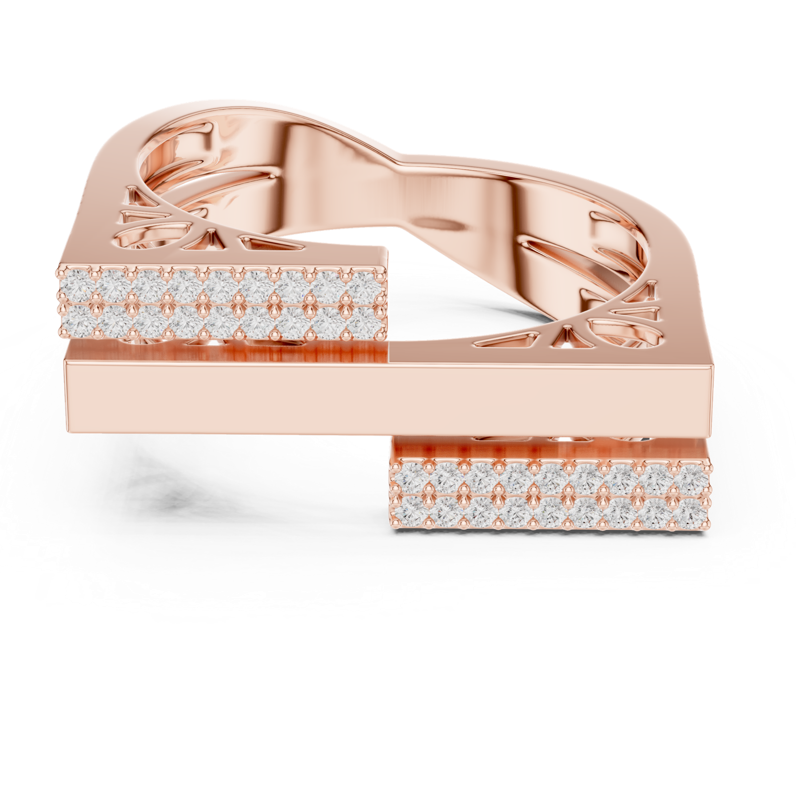 Gold Ring SBWR(32), Rose Gold, view 4