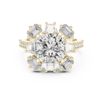 Gold Ring DDLR-179, Yellow Gold, view 4