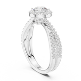 Gold Ring LR-0301, White Gold