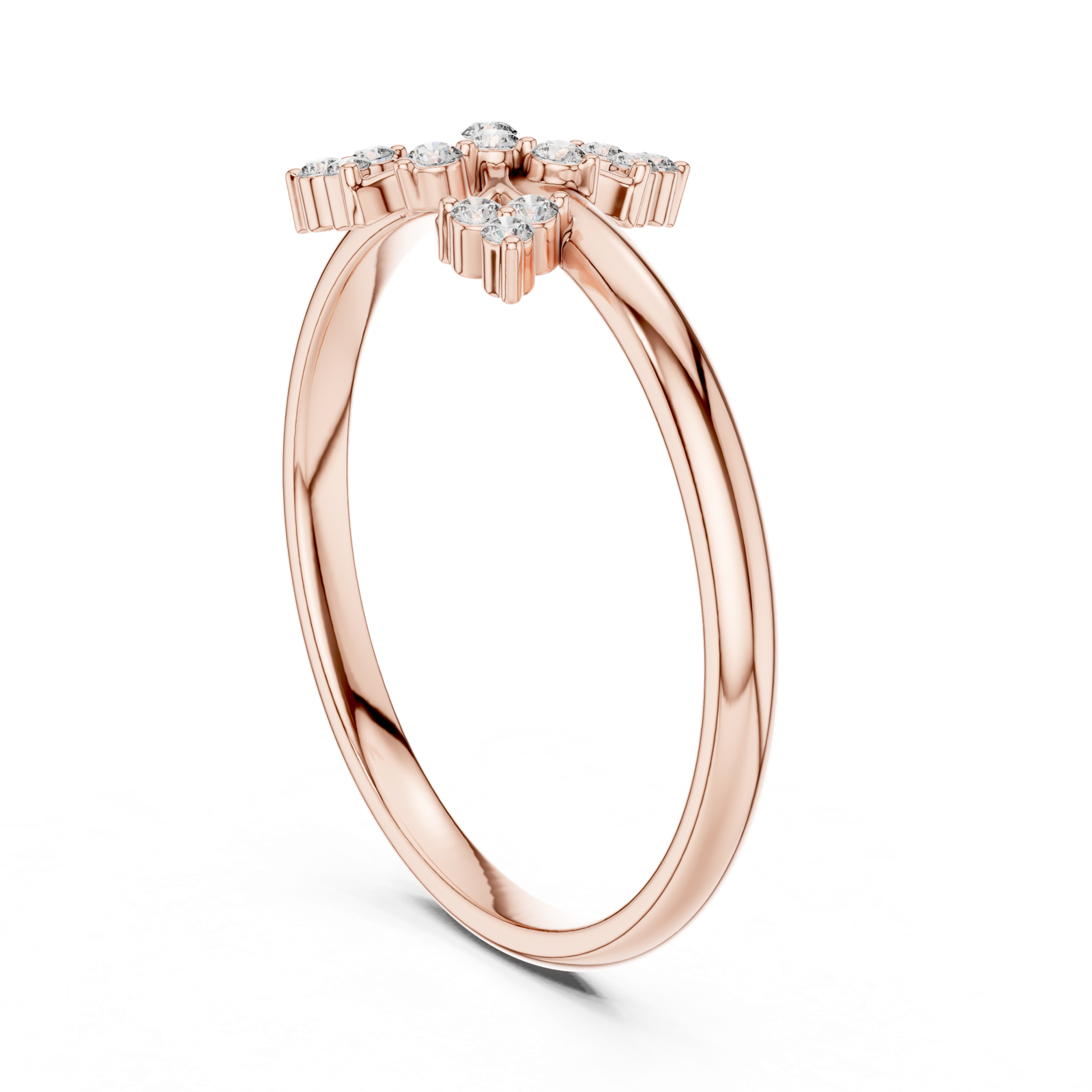 Gold Ring 1 (270), Rose Gold, view 1