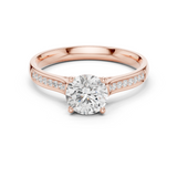 Gold Ring DDLR-772, Rose Gold