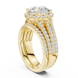 Gold Ring DDLR-289, Yellow Gold, view 1