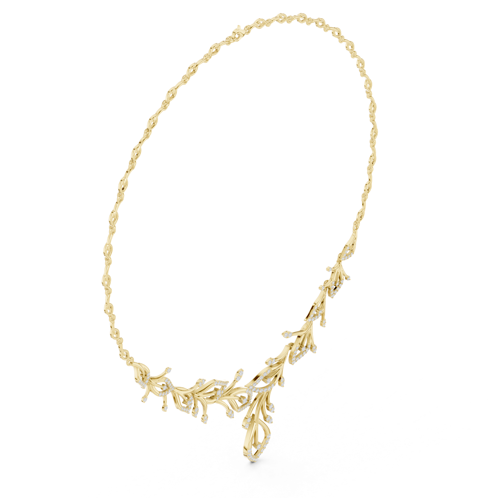 Gold Necklace SBWN (4), Yellow Gold, view 1