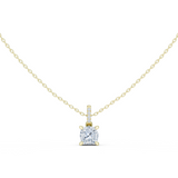 Gold Jewelry, Cushion center stone, Yellow Gold