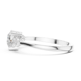 Gold Ring HLR-234, White Gold, view 3