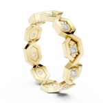 Gold Ring L22-R6, Yellow Gold, view 1