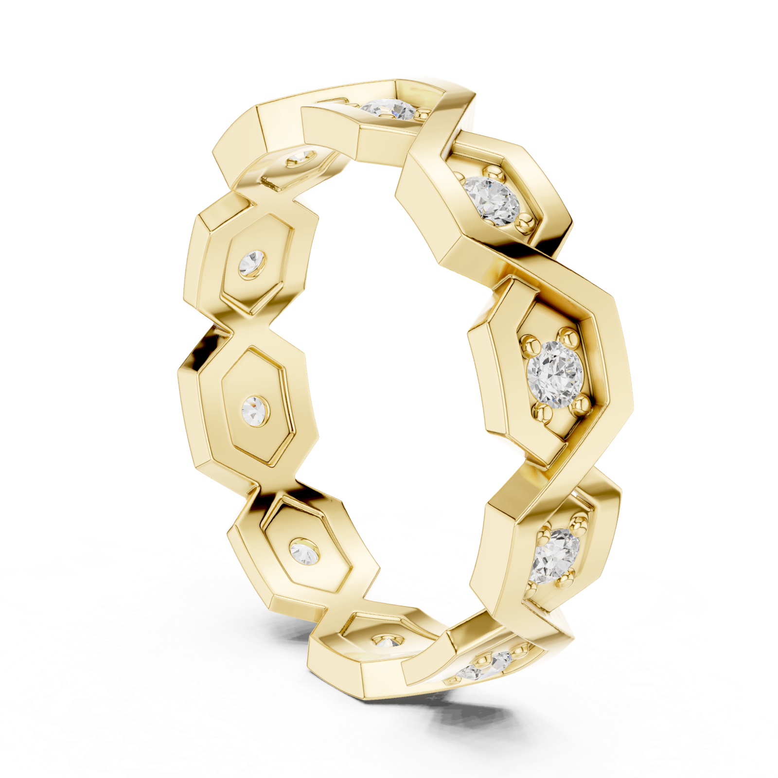 Gold Ring L22-R6, Yellow Gold, view 1