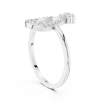 Gold Ring DR-6260, White Gold, view 1