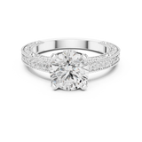 Gold Ring DDLR-982, White Gold, view 4