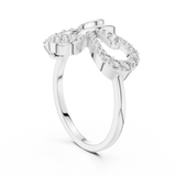 Gold Ring LR-01 (53), White Gold