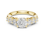 Gold Ring DDLR-681, Yellow Gold, view 4