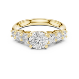 Gold Ring DDLR-681, Yellow Gold, view 4