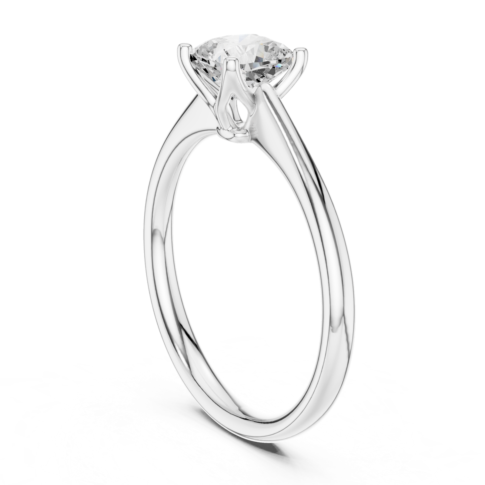 Gold Ring DDLR-797, White Gold, view 1