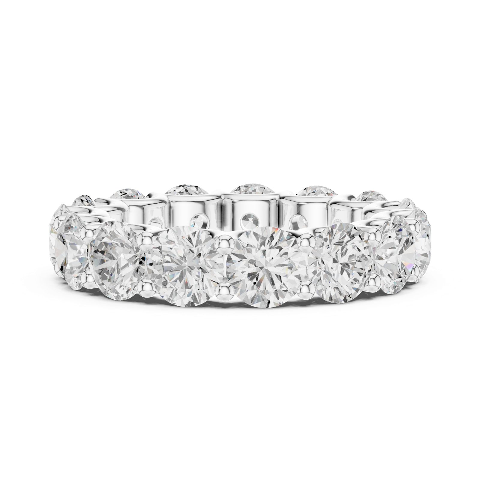 Gold Ring DDLR-661, White Gold, view 3